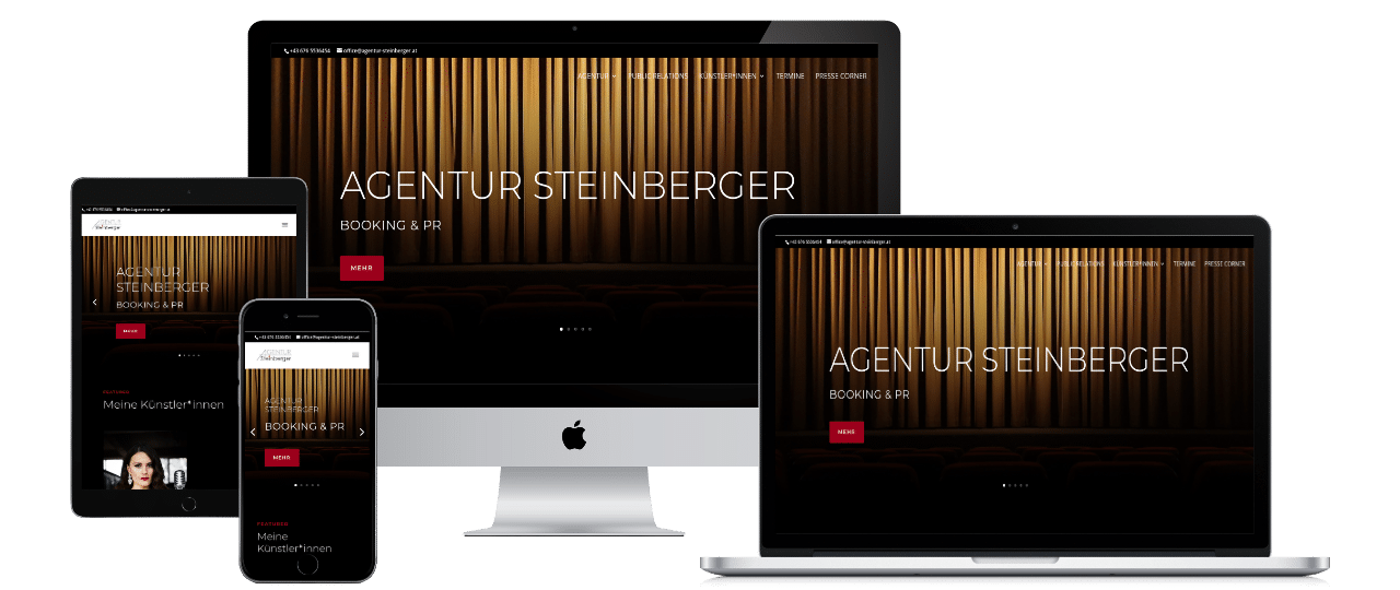 Agentur Steinberger neue Website @1280