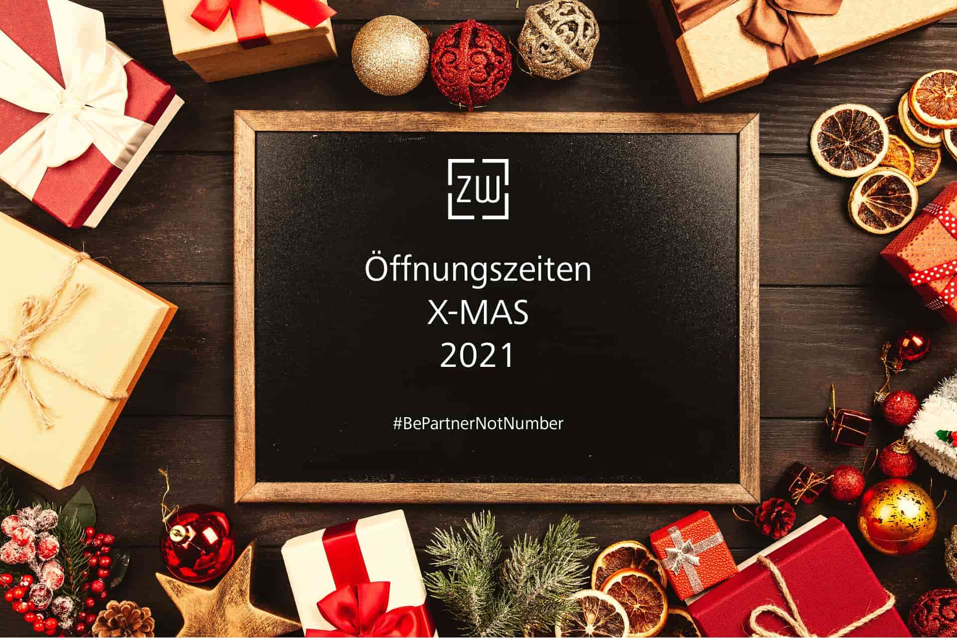 Öffnungszeiten zacweb X-Mas 2021