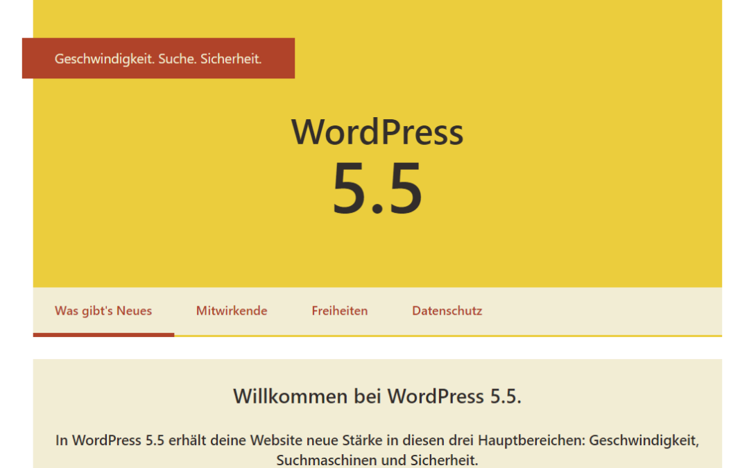 WordPress 5.5