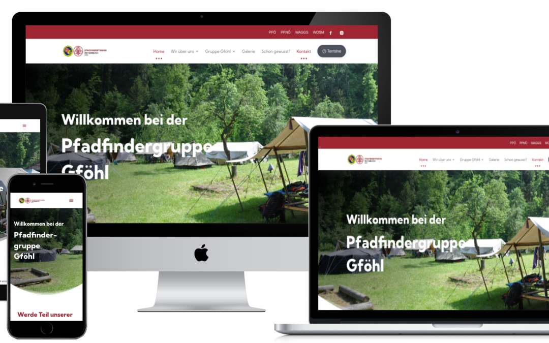 Relaunch Website für Pfadis Gföhl